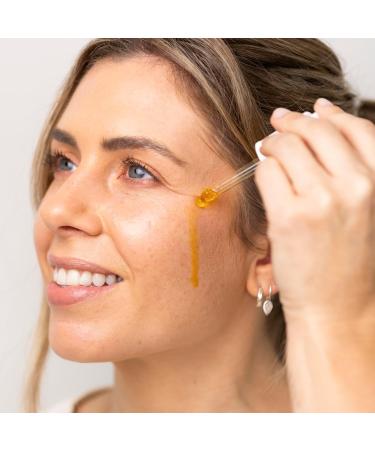 By Nature Brightening & Hydrating Face Oil - Vitamin C & Turmeric Extract for Revitalizing Dull Skin | 1 Fl Oz - Unisex Plant Squalane Oil - Buy Online on SooperMarket.com