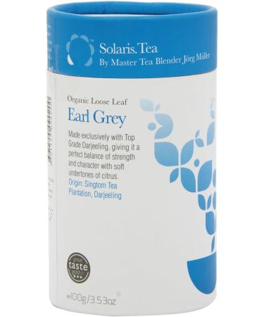 Solaris Tea Organic Loose Whole Leaf Earl Grey Darjeeling 100g - Pack of 1 - Buy Online on SooperMarket.com
