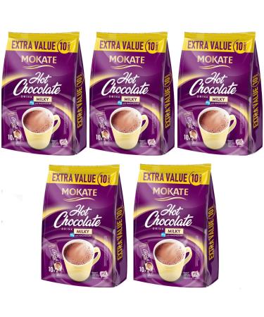 Mokate Instant Hot Chocolate Drink Milky 5x10 Sachets 180g