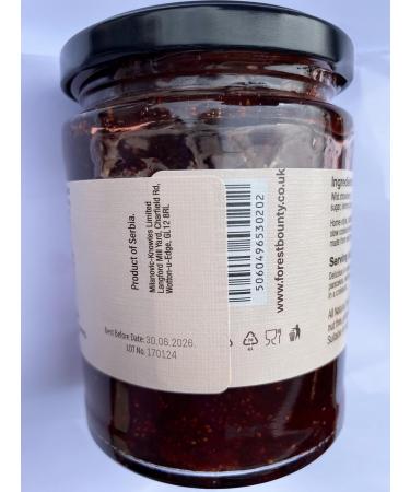 Forest Bounty Wild Strawberry Whole Fruit Preserve 375g - Buy Online on SooperMarket.com