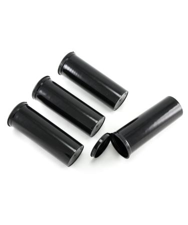 Skyway Viper Waterproof Airtight Smell Proof Stash Box Odor Sealing Container Vial Bottle with Child Resistant Squeeze Top Cap 7.5 OZ 60 Dram - Set of 4 (Black)