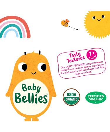 Baby Bellies Organic Apple & Cinnamon Puffs Baby Snack - Pack of 6 Individual Snack Packs - Buy Online on SooperMarket.com