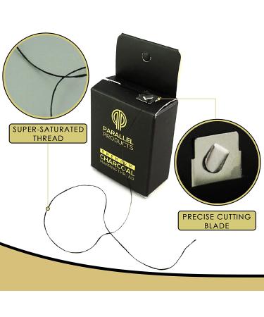 Premium Eyebrow Mapping String for Microblading - Pre-Inked Bamboo Charcoal Thread - Hypoallergenic - 1 Count - Buy Online on SooperMarket.com