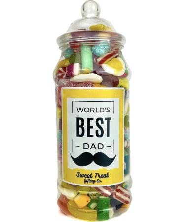 World's Best Dad Sweet Jar Fathers Day Sweets Birthday & Christmas Pick n Mix 670g - Buy Online on SooperMarket.com