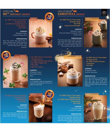 Maison Routin 1883 Premium Terry's Chocolate Orange Syrup 1L - Ideal for Coffee & Hot Chocolate - Buy Online on SooperMarket.com