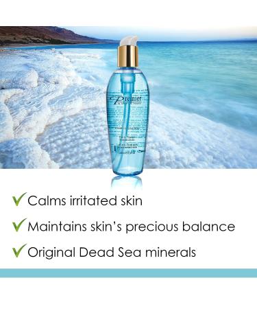Premier Dead Sea Skin Toner for Normal to Dry Skin - pH 5.5 Balancing, Alcohol-Free with Witch Hazel and Minerals - 8.5fl.oz - Buy Online on SooperMarket.com