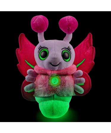 Eolo Glowies Fireflies Toddler Sleep Aid Nightlight | 3 Lullabies, 2 Relaxing Sounds, Auto-Off Timer | Pink Small Nightlight - Buy Online on SooperMarket.com