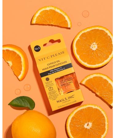 Nails.INC Vit C Cuticle Oil 14ml - Infused with Vitamin C for Healthy Nails - Buy Online on SooperMarket.com