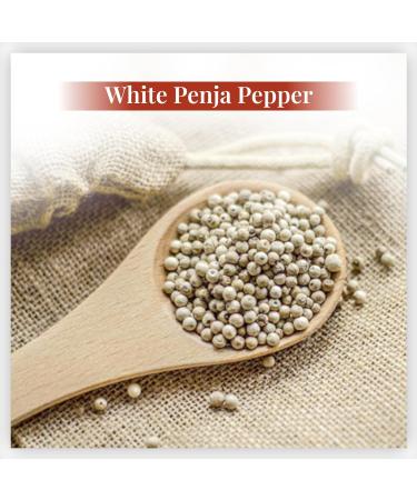 Fire Mountain White Penja Pepper 100g - 100% Natural Peppercorn Berries from Cameroon's Penja Valley - Buy Online on SooperMarket.com