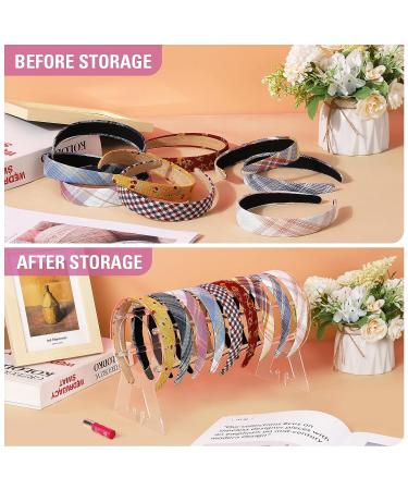 Suneerplay Clear Acrylic Headband Holder Organizer Stand for Women and Girls - Buy Online on SooperMarket.com