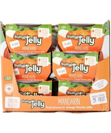 Fruitypot Mandarin in Orange Flavour Jelly - 18 x 120g Pots - Buy Online on SooperMarket.com