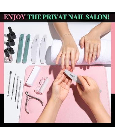 Fandamei Nail Buffer & File Set | Gel Nails Manicure Kit | 100/180 Nail Files Tongs & Shaver for Perfect Pedicures - International Shipping Available - Buy Online on SooperMarket.com