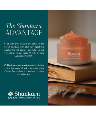 Shankara Gheesutra Face Exfoliator - Nourishing Ayurvedic Scrub with A2 Ghee & Almonds for Glowing Skin - Buy Online on SooperMarket.com