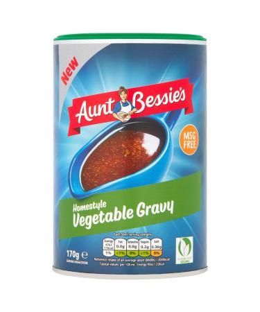 Aunt Bessie's Vegetable Gravy No MSG Pack of 6 x 170 g