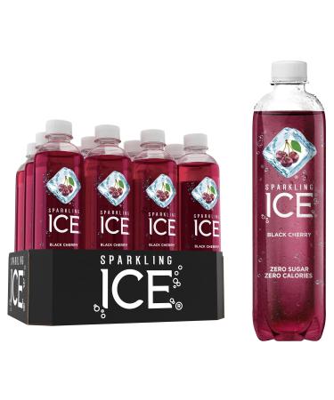 Sparkling Ice Black Cherry Flavoured Sparkling Water with Zero Sugar and Zero Calories 503 ml (Pack of 12) Black Cherry (Classic) 503 ml (Pack of 12)