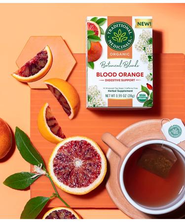 Buy Traditional Medicinals Organic Blood Orange Herbal Tea | Caffeine Free 14 Bags - Buy Online on SooperMarket.com
