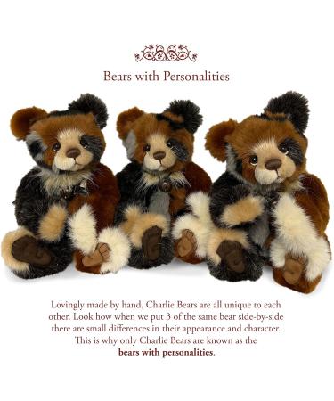 Charlie Bears Treacle Toffee | 2023 Long Fluffy Plush Collectable Jointed Teddy Bear With Scarf Accessory - Buy Online on SooperMarket.com
