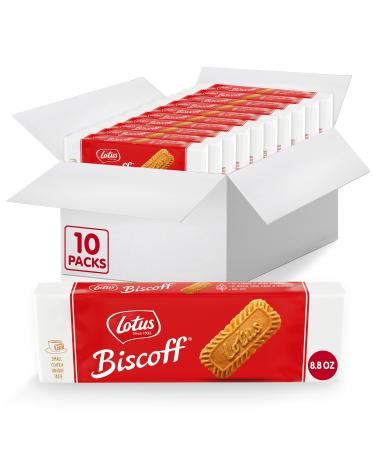 Lotus Biscoff - European Biscuit Cookies - 8.8 Ounce (10 Count) - non GMO Project Verified + Vegan (50629)
