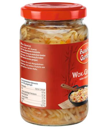 Bamboo Garden Sweet and Sour Wok Vegetables - 330g (Drained Weight 180g) | International Shipping Available - Buy Online on SooperMarket.com