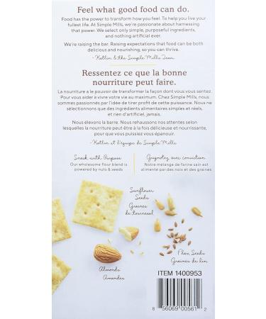 Simple Mills Almond Flour Crackers 482 g - Buy Online on SooperMarket.com