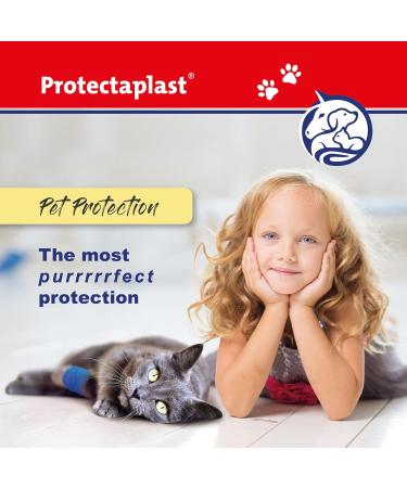 Protectaplast Self-Adhesive Blue Bandage for Pets (8cm x 2m) - Latex-Free & Glue-Free Wound Care for Dogs Cats & Horses - Buy Online on SooperMarket.com