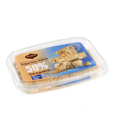 Achva Halva Mini snack bag -%50 sesame Mini Halva gift pack vegan -friendly - of course processed - ideal for breakfast and as a snack - energy source (300 g sesame Halva))