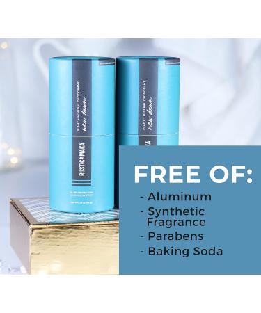 Rustic MAKA Natural Deodorant New Dawn ECO-Conscious Packaging Free of Aluminum Baking Soda & Parabens 1.9 oz Synthetic Fragrance-Free Cruelty-Free Certified - Buy Online on SooperMarket.com