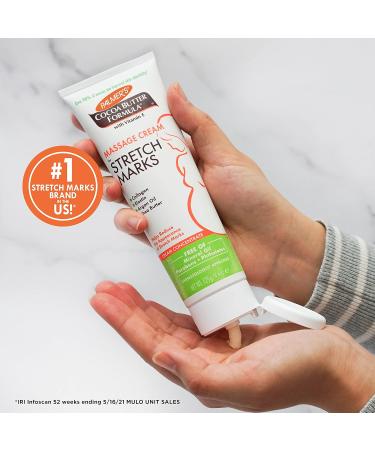 Palmer's Cocoa Butter Formula Massage Cream for Stretch Marks - 4.4 Oz | Best for Pregnancy & Skin Care - Shop Internationally - Buy Online on SooperMarket.com