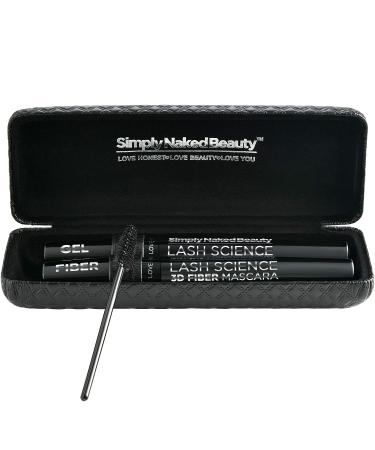3D Lash Fiber Mascara Dark Brown - Water Resistant Lengthening Tubing Mascara for Volume - Non Toxic Hypoallergenic - Buy Online on SooperMarket.com