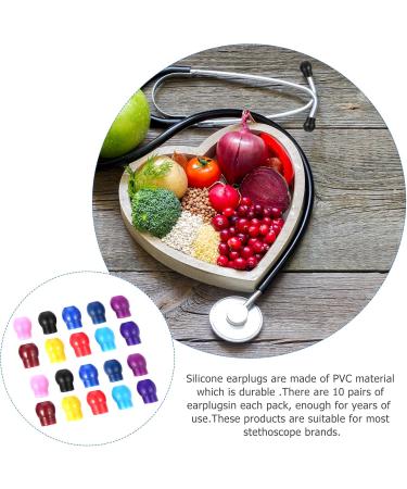 10 Pairs Silicone Earplugs for Stethoscopes | Durable Replacement Earbuds & Accessories - Buy Online on SooperMarket.com