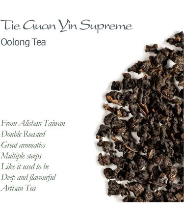 Premium Tie Guan Yin Oolong Tea - Roasted Iron Goddess of Mercy - 50g - Buy Online on SooperMarket.com