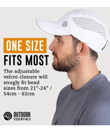 OutdoorEssentials Running Cap - UPF 50 Exercise Hat in White - Buy Online on SooperMarket.com
