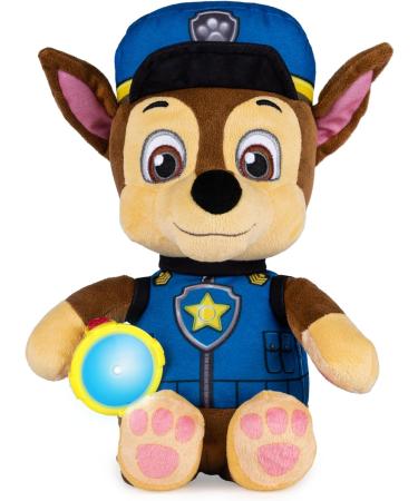 Paw Patrol Snuggle Up Chase Plush with Torch and Sounds - Best for Kids 3+ - Grey - Buy Online on SooperMarket.com