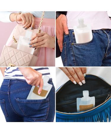Shop TailaiMei 12-Piece TSA Approved Travel Pouches for Toiletries - Portable & Refillable Shampoo/Conditioner/Lotion Bags (1.7 & 3.4 oz) - Perfect for International Travel - Buy Online on SooperMarket.com