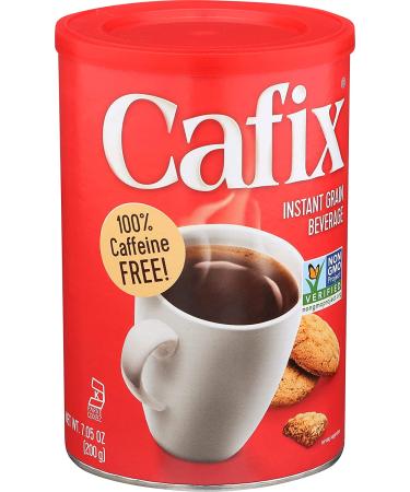 Cafix Caffeine-Free Instant Coffee Substitute 7.05-oz. (Pack of 6) - All-Natural and Convenient - Buy Online on SooperMarket.com