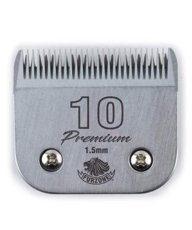 Furzone Detachable Blade - Size 10 Blade 1/16" Made of Extra Durable Japanese Steel Compatible with Most Oster Wahl A5 Clippers