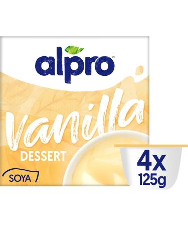 Alpro Soy-dessert vanilla 4 x 125g