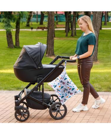 Darryy Naspocket Kindergarten Wetbag Set | Waterproof Washable Diaper Bag & Cloth Diapers | Panda Design for Kids - Buy Online on SooperMarket.com