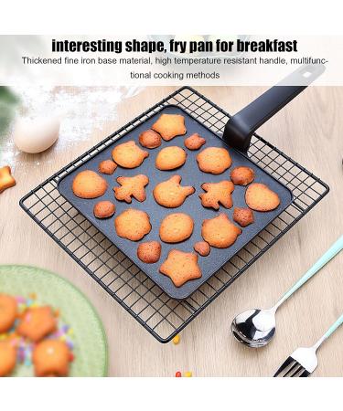 DIXII Breakfast Flat Pan Biscuits Frying Pan Alloy Portable Model Biscuits Making Pan Kitchen Utensils for Home Kitchen - Buy Online on SooperMarket.com