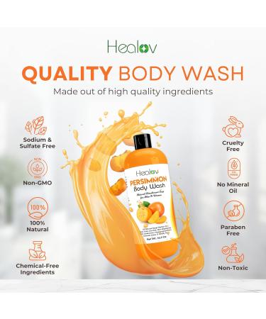 Healov Persimmon Body Wash - Persimmon - 16.9 Fl Oz. - Buy Online on SooperMarket.com