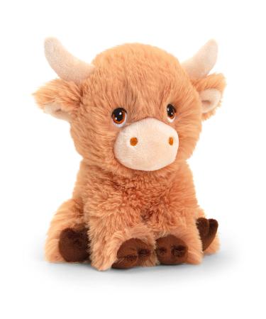 Deluxe Paws Plush Cuddly Soft Eco Toys 100% Recycled (Shaggy Highland Cow)