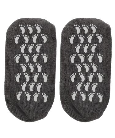 Lurrose women's socks moisturizing socks gel socks spa socks dry cracked cracks for the skin socks for heel dry fu hand cracked heels calluses nail skin lotion socks