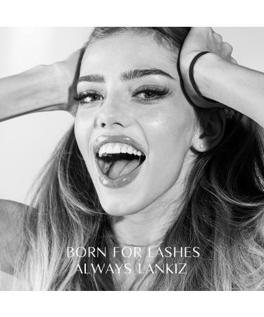 LANKIZ Cluster Lashes D Curl Russian Volume - 60 pcs DIY Eyelashes Extension Wisps - Featherlight Synthetic Reusable False Eyelashes - Soft Faux Mink Lash Clusters - Buy Online on SooperMarket.com