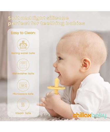 Chillax Teether Toys - Soothing Relief for Baby Teething - Non-BPA Silicone Teethers for Infants 3+ Months - Dishwasher-Safe - Buy Online on SooperMarket.com