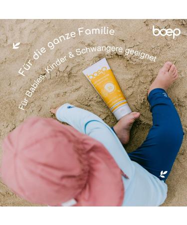 Boep Sunscreen LSF30 | Mineral Sun Protection for Babies & Adults | Vegan & Chemical-Free | Zinc Oxide | Family-Safe 200ml - Buy Online on SooperMarket.com