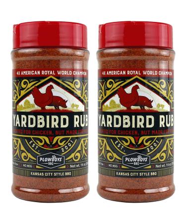 Plowboys YardBird BBQ Rub - 2 Pack - 14 oz
