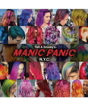 MANIC PANIC Silver Stiletto Toning Shampoo - Sulfate Free Purple Shampoo for Blondes Grey Blue & Purple Hair - Tones Brassiness (8oz - Buy Online on SooperMarket.com