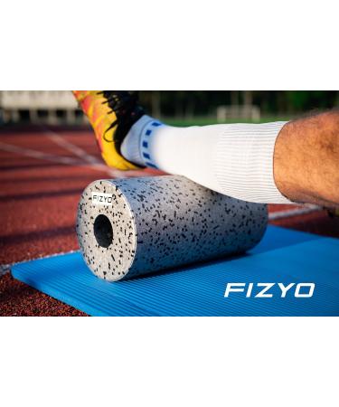 Fizyo Fascia Roller - Fitness Yoga & Rehabilitation Self-Massage Foam Roller (29x15 cm) with Transport Bag - Medium-Hard EPP Foam for Back & Spine Relief - Buy Online on SooperMarket.com