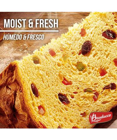 Bauducco Panettone Classic - Moist & Fresh Fruit Holiday Cake - Traditional Italian Recipe With Candied Fruit & Raisins  The Perfect Gift During the Holidays - 26.2oz 26.2 Ounce (Pack of 1) - Buy Online on SooperMarket.com