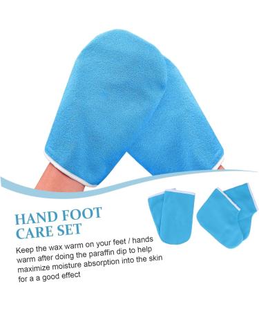Mikinona Paraffin Wax Foot Cover 1 Set Paraffin Gloves Paraffin Wax Gloves Heat Spa Treatment Tanning Mitt Wax Bath Foot Cover Hand Warmers Gloves Wax Foot Cover Insulation Cover Work Care - Buy Online on SooperMarket.com
